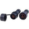 Conector de putere; submersibil; 3 fire; 25A; 400VAC; IP68, THR.405.S3B