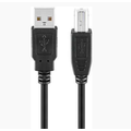 Cablu USB, A mufa, USB B mufa; 1.8m; negru; imprimanta, CABLE-141/1.8HS