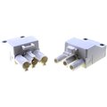 Conector de putere, tata+mama, 16A, 3 piste, 7600-0003-03