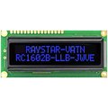 Display LCD; 16x2; VA Negative; fundal albastru, led, RC1602B-LLB-JWVE