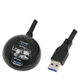 Cablu USB 3.0; USB A soclu x2, USB A mufa; nichelat; 1.5m; CU0035