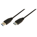 Cablu USB 3.0; USB A soclu, USB A mufa; nichelat; 1m; CU0041