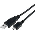 Cablu USB 2.0; USB A tata, USB B micro mufa; 3m; negru; CU271-030-PB
