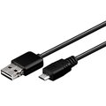 Cablu USB, USB B, micro usb, USB A mufa easy; 2m; negru; CUSB-AME/MICBM-2.0