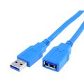 Cablu USB 3.0; USB A soclu, USB A mufa; 1.5m; TCR-01513, AMPHENOL