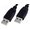 Cablu; USB A mufa, din ambele parti; 1.8m; negru; CAB-USB2AA/2