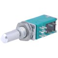 Potentiometru 50K, stereo, intrerupator, control volum, log, 3B, RK097122200G, ALPS