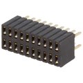 Soclu; şiruri pini; mamă; PIN: 20; drept; 1,27mm; THT; 2x10; 1A;, DS1065-03-2X10S8BV