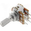 Potentiometru 10K, stereo, lin, R16148-1B-2-B10K