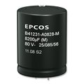 8200uF/80V, condensator electrolitic, 35x45mm, 85C, EPCOS