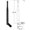 Antena WIFI, 124mm, reverse SMA tata, 3.2dB, W1027, PULSE