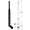Antena 2.4GHz, WI-FI, 2.4GHZ, 197mm, RP-SMA, tata, 4.7dB, W1038