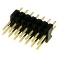 Bareta şiruri pini; tată; PIN: 14; drept; 1,27mm; THT; 2x7; aurit, ZL320-2X7P
