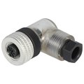 Conector 4 pini; mama; in unghi; M12; 4A; ELWIKA4012PG7TO