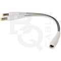 Cablu splitter, 2xmufa 5.5x2.1mm, soclu 5.5x2.1mm, 0.5mm2, DC.SPL.0300.0020, BQ CABLE