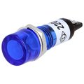Lampa semnalizare 230V, neon 10mm, albastru, NI-1FBU-230V