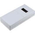 Cutie ABS, 190x93x41mm, decupare display, suport 6 baterii R6, DECUPARE DISPLAY, ABS-103B