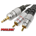 Cablu mufa Jack 3.5mm, 2x mufa RCA, 15m, TCV3420-15.0