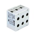 Conector sina, 480A, 690V, 1.5-50mm2, 3 pista, 6 borne, alb, T023050, OUNEVA